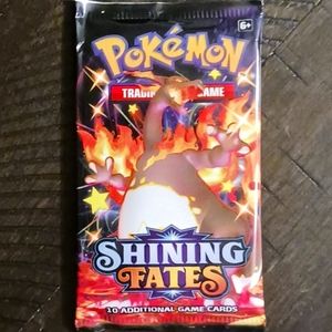 1 Pokemon Shining Fates Booster Pack with Shiny Charizard Pack Art